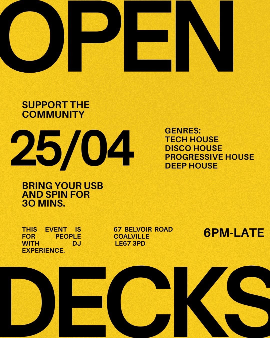 Emporium Open Decks; HOUSE